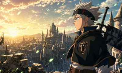 Asta overlooking the Clover Kingdom for the Black Clover Volume 38 finale