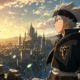 Asta overlooking the Clover Kingdom for the Black Clover Volume 38 finale