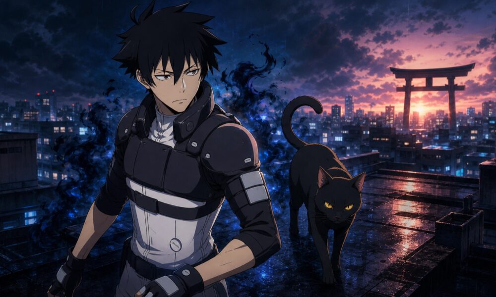 Jiro Azuma and Rago on a rooftop before a BLACK TORCH mission