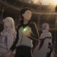 Subaru, Emilia, and Julius inside Pleiades Watchtower in Re:Zero Season 4 Part 2