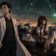 Rintaro Okabe and Kurisu Makise overlooking Akihabara in Steins;Gate Re:Boot artwork