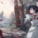 Princess Sapphire ties her red ribbon before confronting Nergal in The Ribbon Hero
