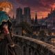 Rose Belmont with her chain whip overlooks medieval Paris and a Gothic castle.